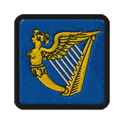 Cláirseach Embroidered Patch