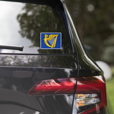 Cláirseach Sticker - With Background