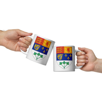 Dominion Flag Glossy Mug (Green Leaves)