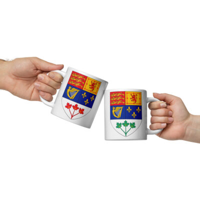 Dominion Flag Glossy Mug (Red AND Green Leaves!)